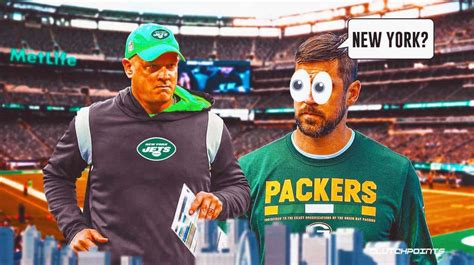 -- Six quarterbacks in NFL history had thrown 400 touchdown passes before Aaron Rodgers reached that milestone Sunday against the Philadelphia Eagles. . Aaron rodgers jets meme